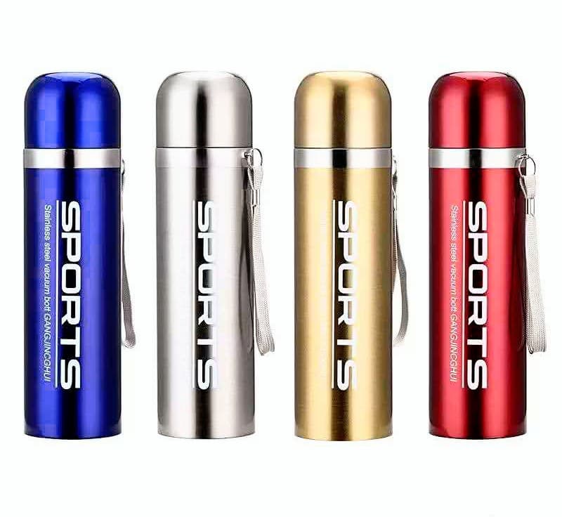 Sports Stainless Steel Vacuum Flask – Premium Finish & Long-Lasting Insulation